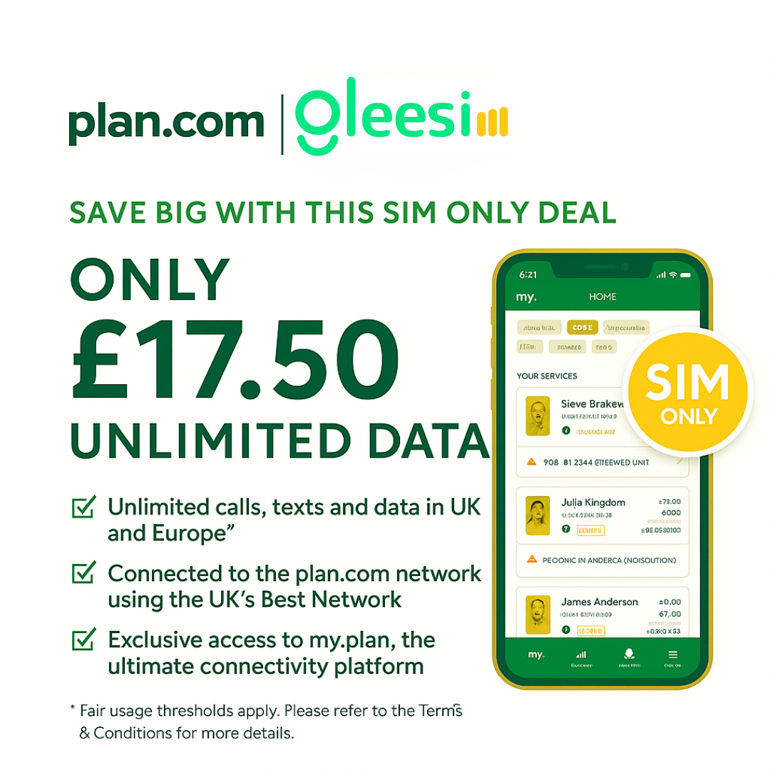 شريحة أعمال فقط – شبكة EE | بيانات ومكالمات ورسائل نصية غير محدودة 17.50 جنيهًا إسترلينيًا Business SIM Only – EE Network | Unlimited Data, Calls & Texts £17.50