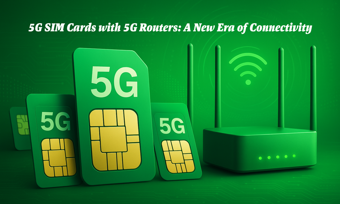 Leveraging 5G SIM Cards with 5G Routers: Transforming B2B and B2C Connectivity