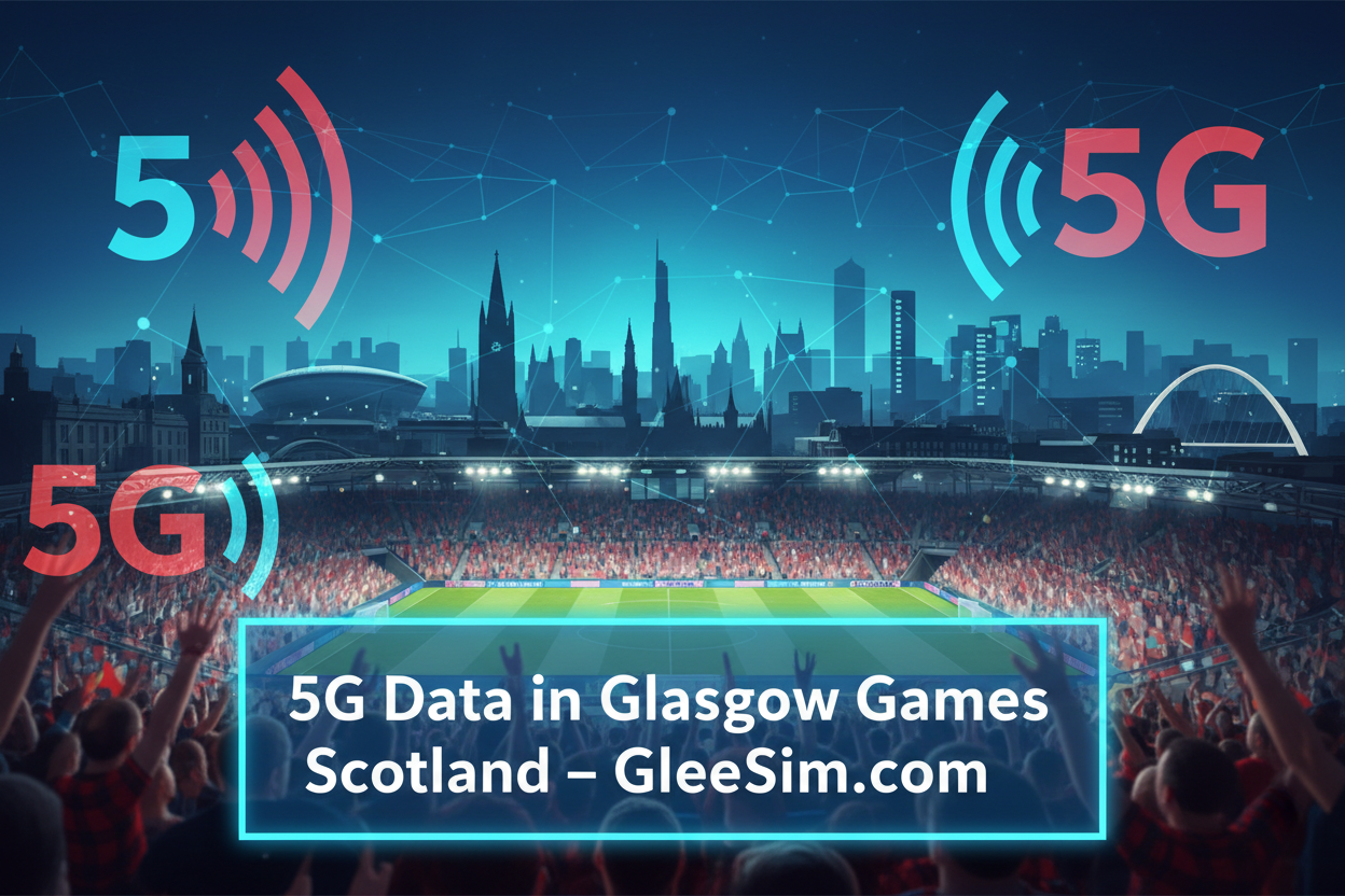 GleeSim Travel eSIM for Scotland, Glasgow Common Wealth Games 