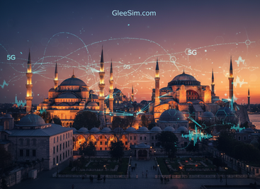 Free Travel eSIM for Turkey/ Turkiye, Bluemosque, Haga sogia, Istanbul, bodrum, GleeSim travel eSIM