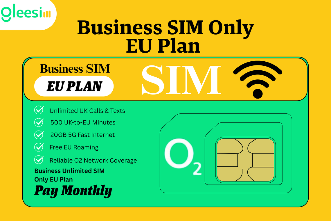 Business Sim Only Deal with free UK EU Roaming - Gleesim.co.uk