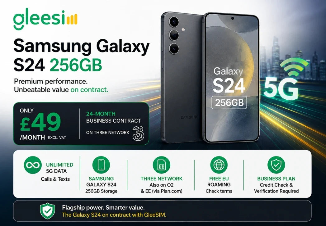 Samsung Galaxy S24 256GB on £49 monthly Three network contract