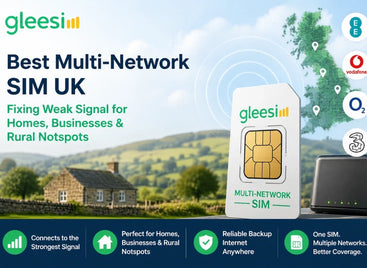 GleeSIM multi-network SIM for stronger UK mobile signal 
