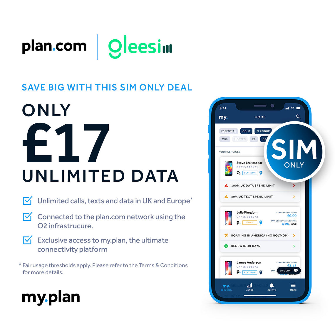 Business Sim only - O2