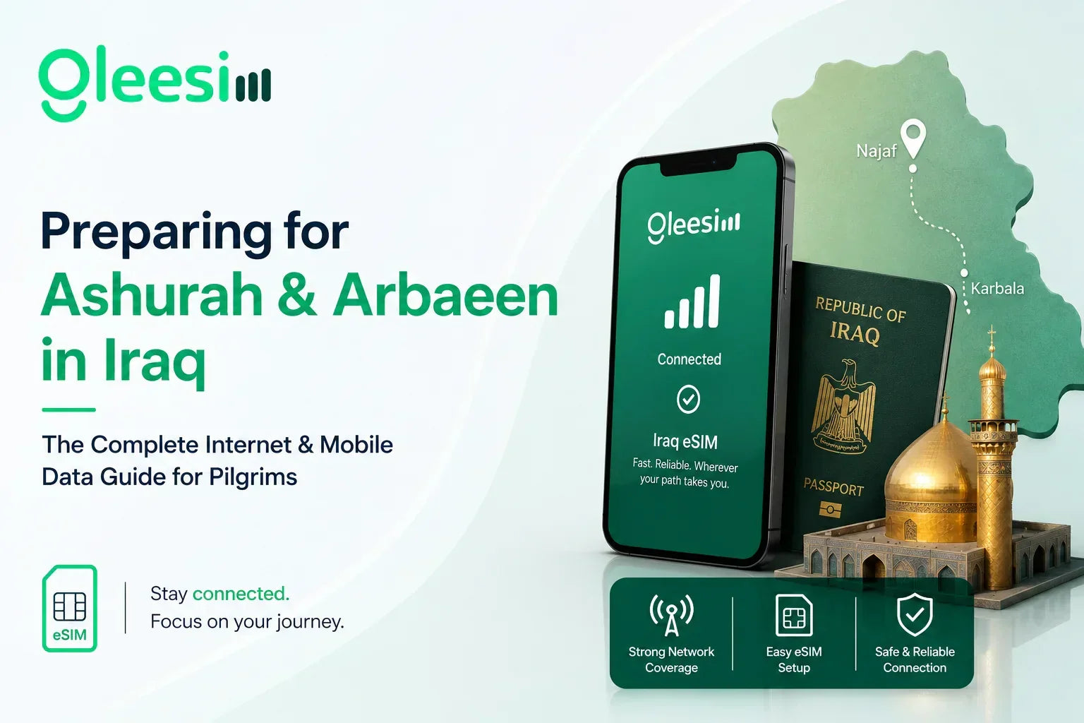 Preparing for Ashurah and Arbaeen in Iraq The Complete Internet and Mobile Data Guide for Pilgrims - Gleesim.co.uk