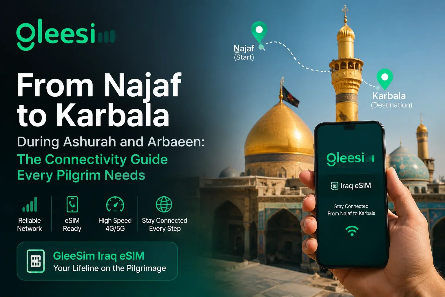 From Najaf to Karbala During Ashurah and Arbaeen: The Connectivity Guide Every Pilgrim Needs - Gleesim.co.uk