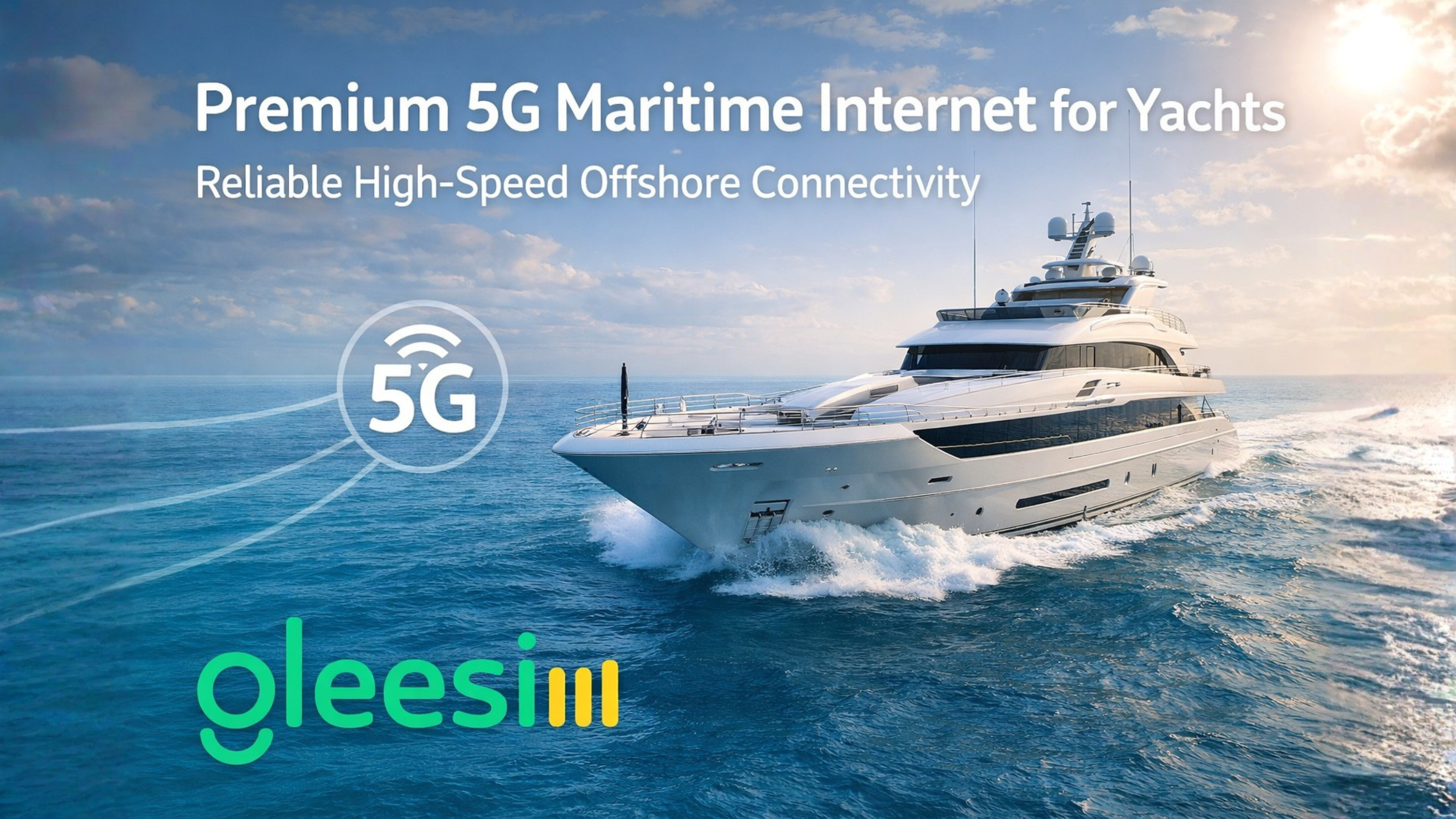 Premium 5G Maritime Internet for Yachts - Gleesim.co.uk