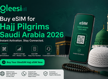 Buy eSIM for Hajj Pilgrims Saudi Arabia 2026 – Instant Activation with GleeSIM (Best Plan Guide)