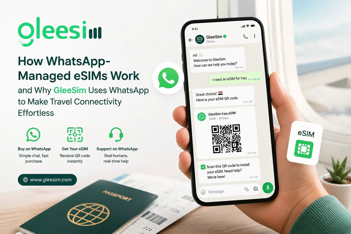 How WhatsApp-Managed eSIMs Work — and Why GleeSim Uses WhatsApp to Make Travel Connectivity Effortless - Gleesim.co.uk