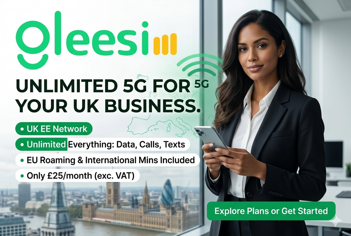 Business SIM Only Unlimited Plan UK – EE Plan Unlimited by GleeSIM - Gleesim.co.uk