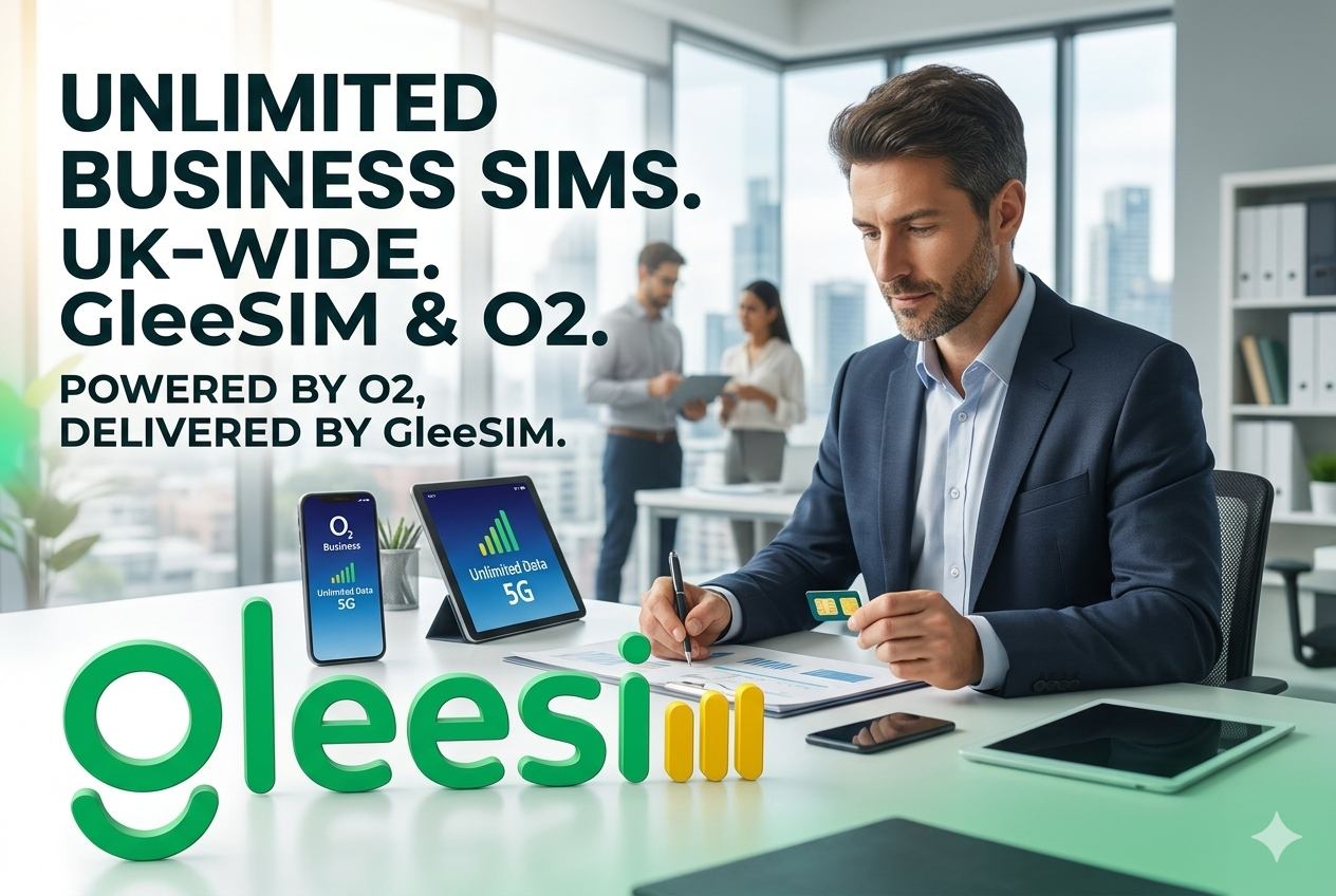 O2 Business SIM Only Unlimited Plan – Best Unlimited Business SIM UK by GleeSIM - Gleesim.co.uk