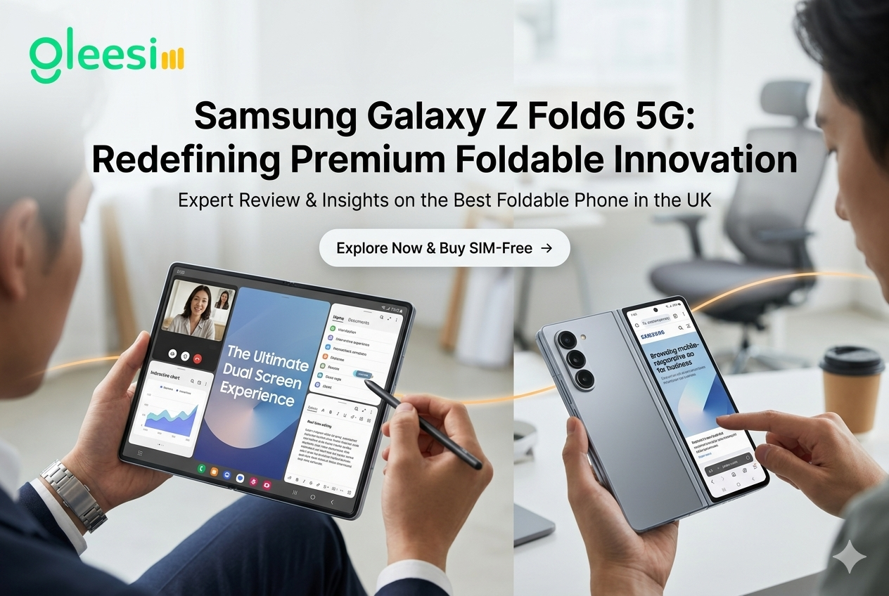 Samsung Galaxy Z Fold6 5G – Redefining Premium Foldable Innovation - Gleesim.co.uk