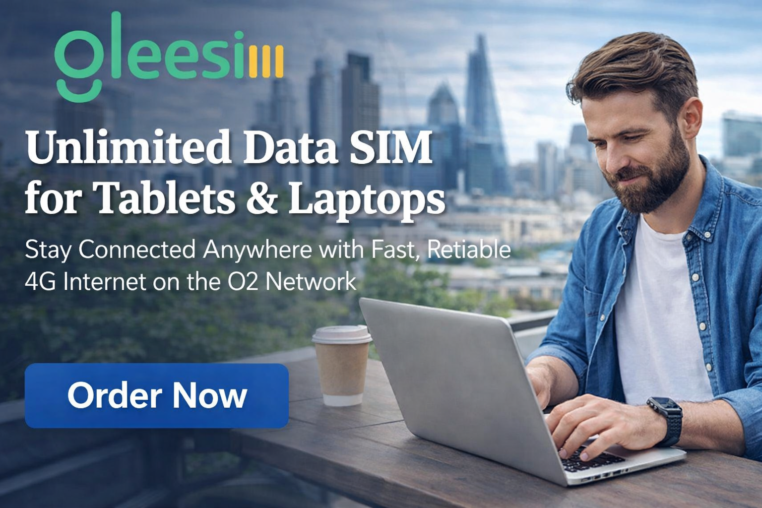 Unlimited Data SIM for Tablets & Laptops (O2 Network) – Fast and Reliable Internet Across the UK - Gleesim.co.uk