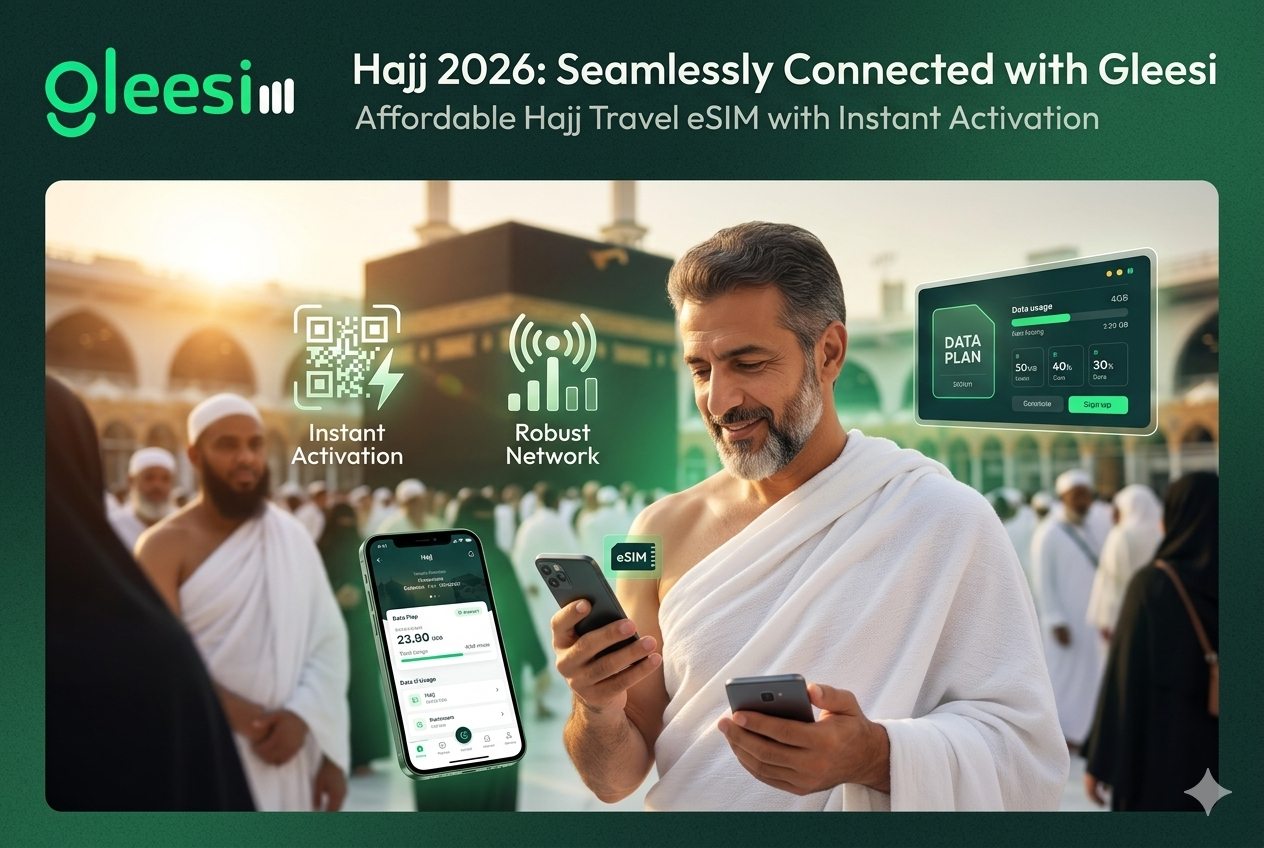 Hajj Travel eSIM Guide 2026: Reliable Connectivity for a Seamless Pilgrimage - Gleesim.co.uk
