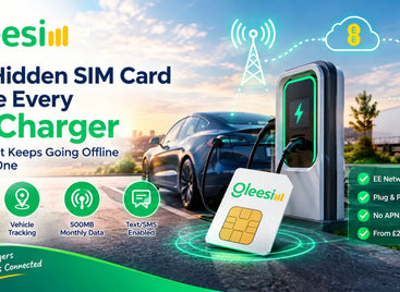 GleeSim EE IoT SIM for EV chargers and vehicle trackers 