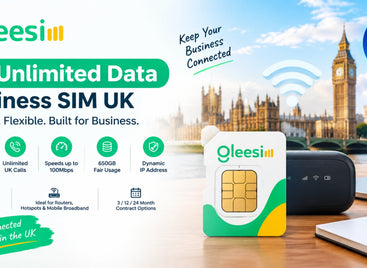 O2 unlimited data business SIM UK with 4G 5G connectivity for businesses 