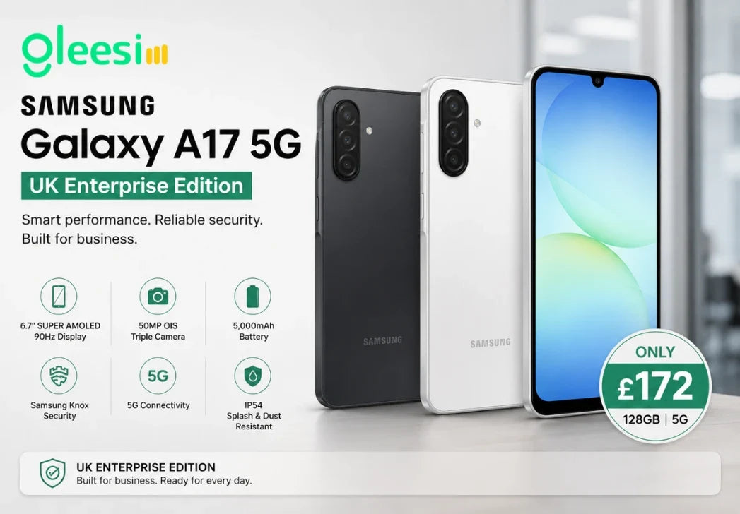 Samsung Galaxy A17 5G UK Enterprise Edition 128GB business phone 