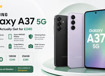 Samsung Galaxy A37 5G with 6GB RAM, 128GB and 256GB storage options from £240