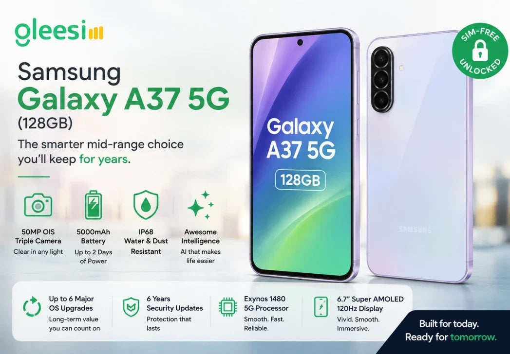 Samsung Galaxy A37 5G 128GB SIM-free unlocked smartphone