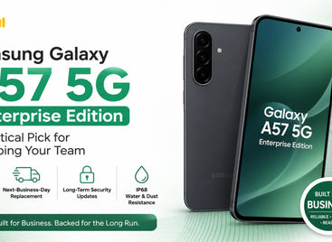 Samsung Galaxy A57 5G Enterprise Edition business smartphone for team deployment 