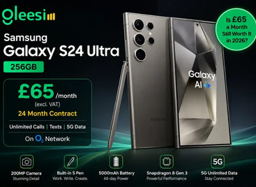 Samsung Galaxy S24 Ultra 256GB on £65 monthly O2 contract