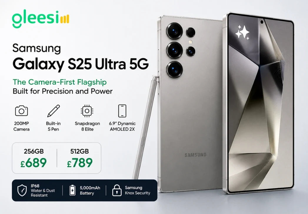 Samsung Galaxy S25 Ultra 5G flagship smartphone by GleeSim 