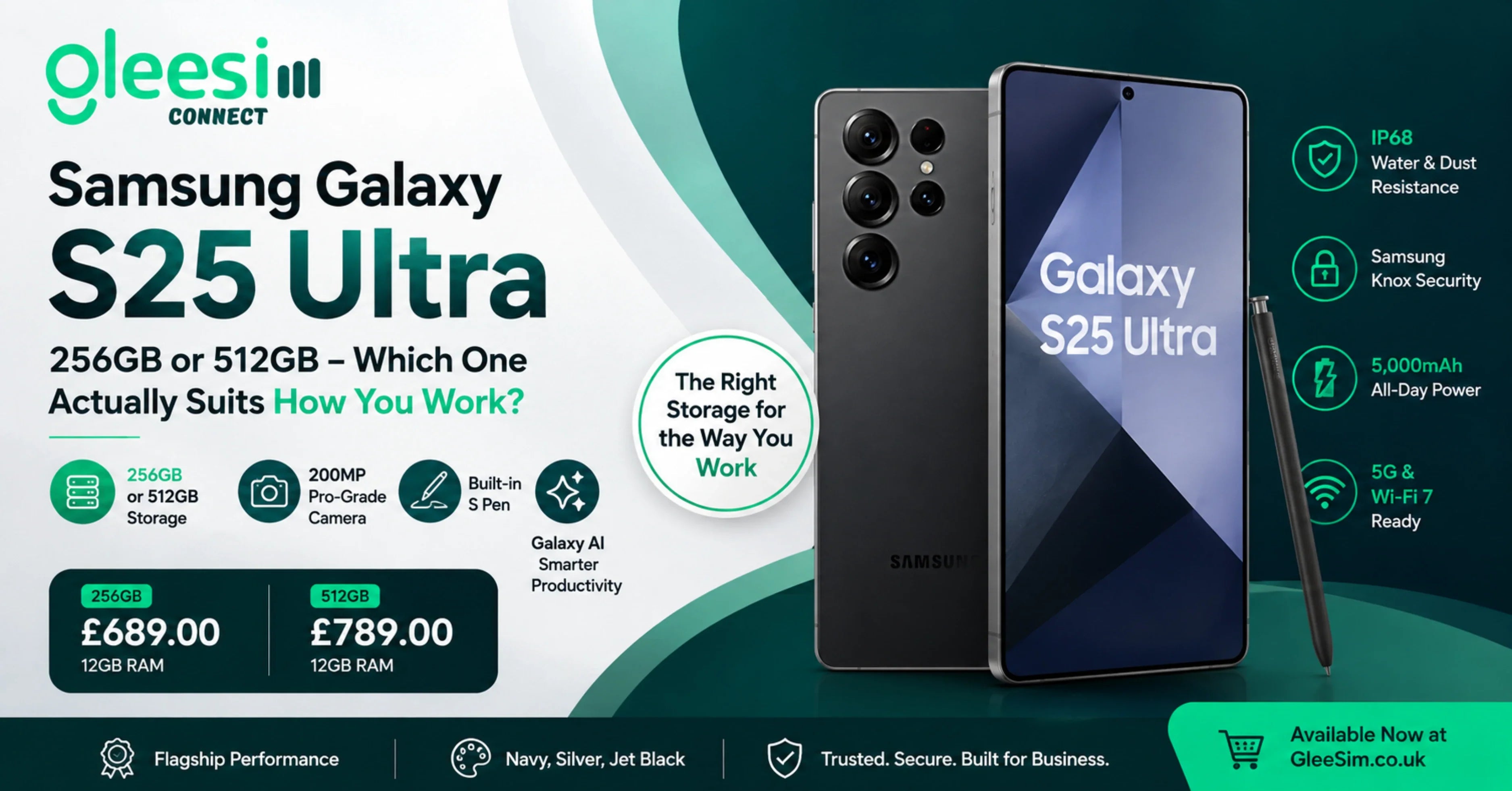 Samsung Galaxy S25 Ultra: 256GB or 512GB — Which One Actually Suits How You Work?