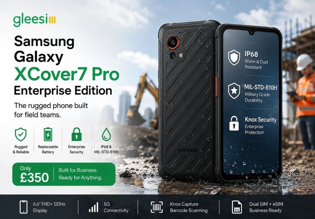 Samsung Galaxy XCover7 Pro Enterprise Edition UK: The Rugged Phone Built for Field Teams