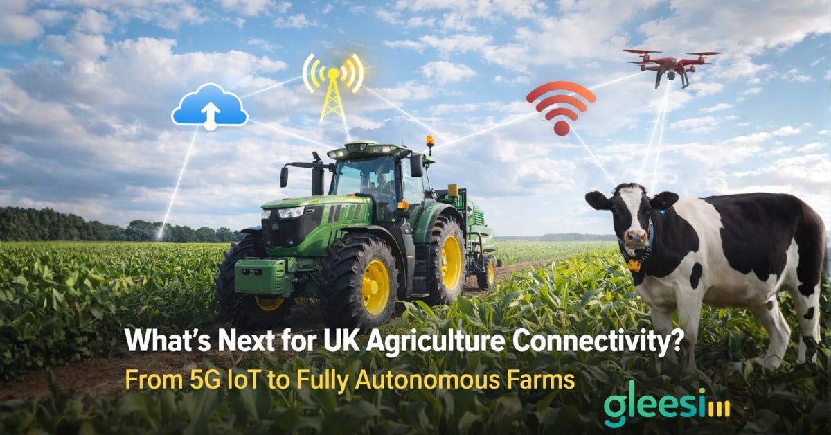 What’s Next for UK Agriculture Connectivity? From 5G IoT to Fully Autonomous Farms - Gleesim.co.uk