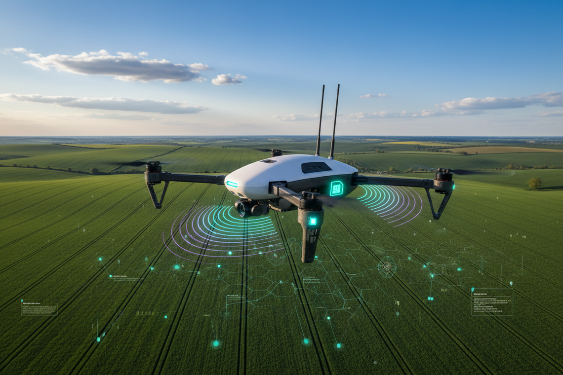 Iot sim designed for Drones Multinetwork for UK & EU only at Gleesim.co.uk