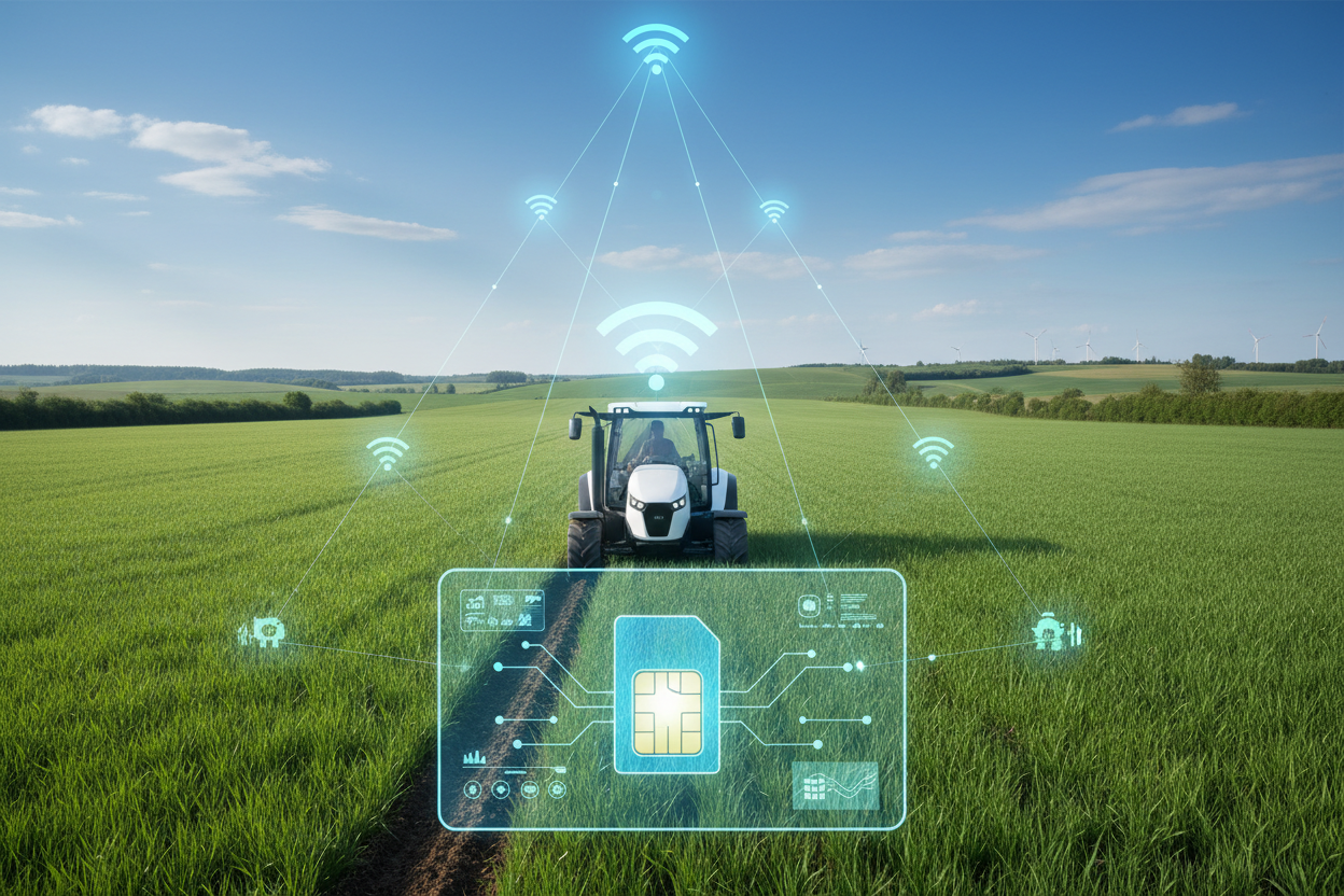 Best SIM for Tractor GPS Tracking in the UK