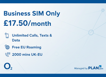Unlimited SIM-Only Deal UK | 17.50 a month on O2 with Free EU Roaming | GleeSIM