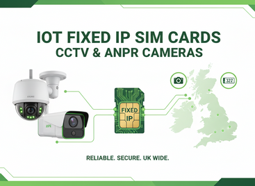 IoT Fixed IP SIM for CCTV & ANPR Cameras UK | GleeSim