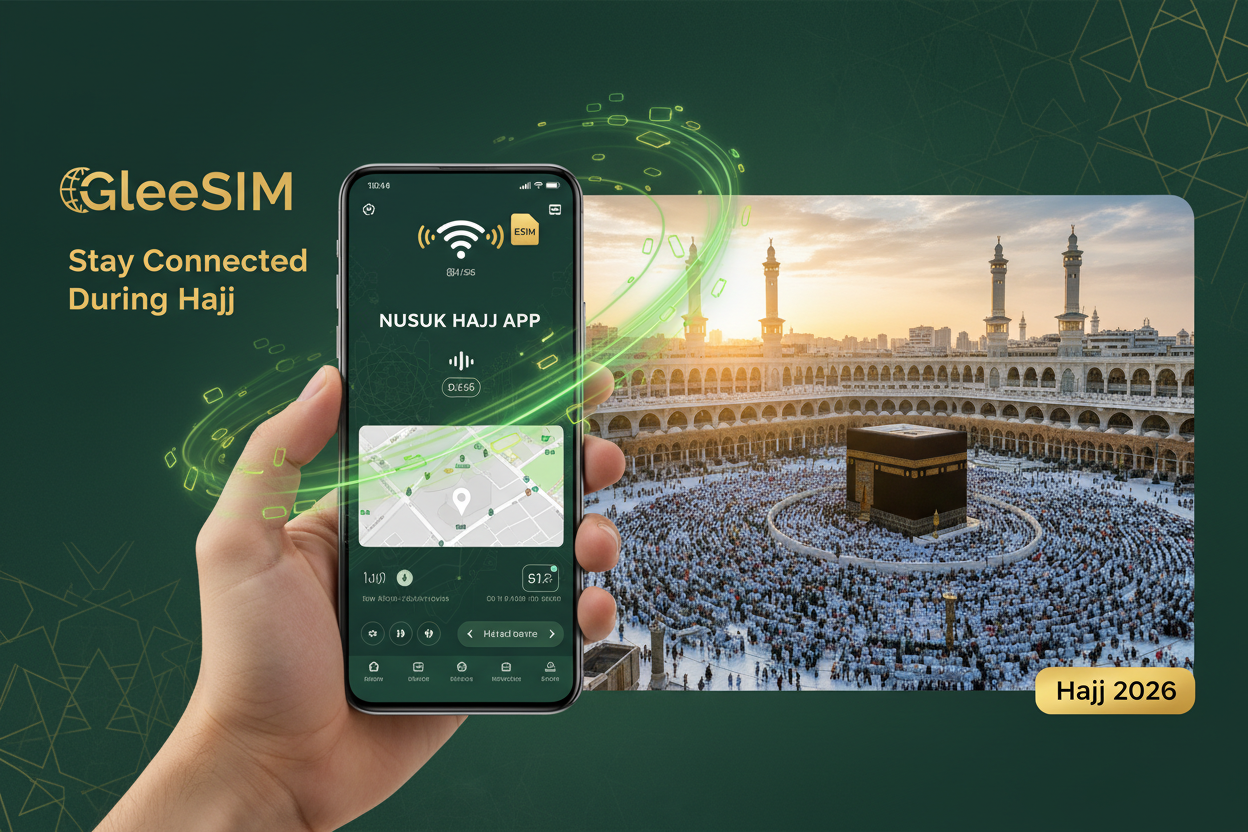 Free Travel eSIM for Hajj - Your Complete Digital Companion for Hajj 2026 - Gleesim.co.uk