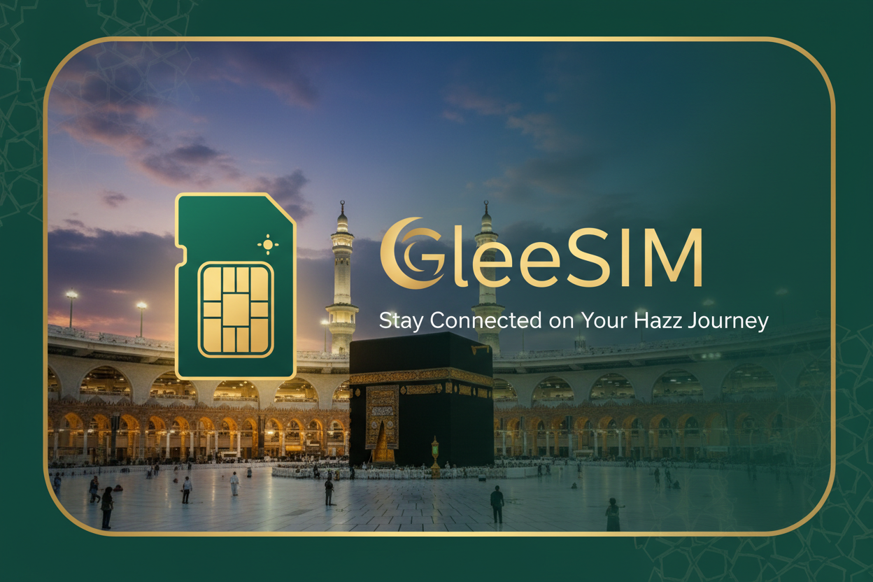 Free eSIM for Saudi Arabia works seamlessly with NUSUK APP - Gleesim.co.uk