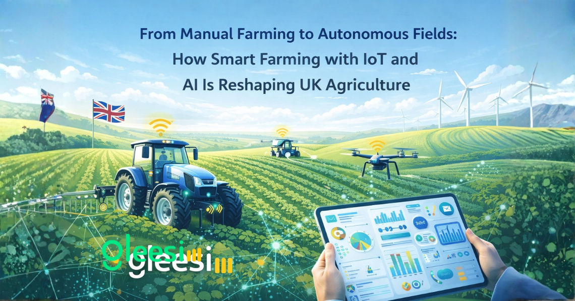 From Manual Farming to Autonomous Fields: How Smart Farming with IoT and AI Is Reshaping UK Agriculture - Gleesim.co.uk