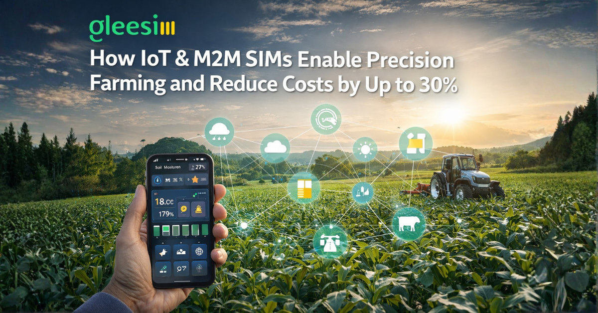 IoT & M2M SIMs Power Precision Farming and Cut Agricultural Costs by Up to 30% - Gleesim.co.uk