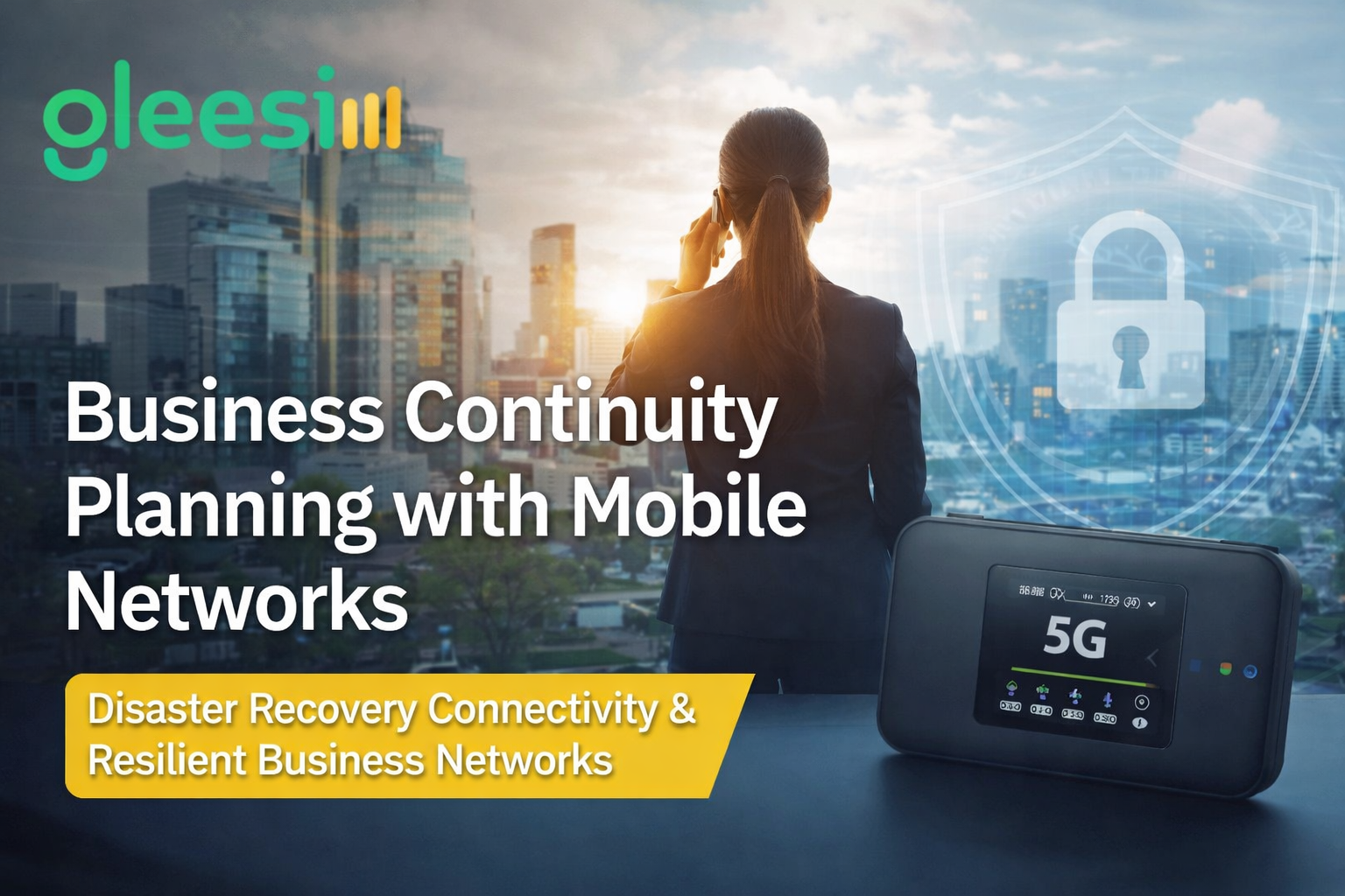Business Continuity Planning with Mobile Networks: UK Backup Internet & Resilient Connectivity - Gleesim.co.uk