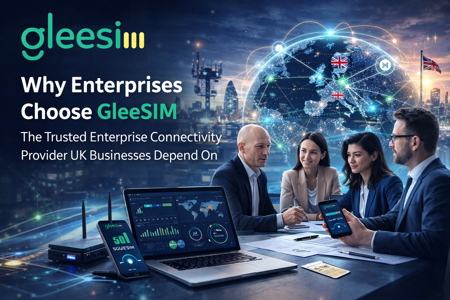 Why Enterprises Choose GleeSIM: Trusted UK Enterprise Connectivity Provider - Gleesim.co.uk