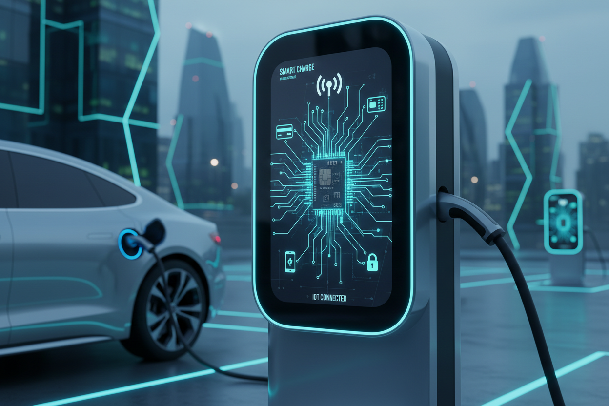 Best IoT SIM for EV Chargers in UK - Gleesim.co.uk