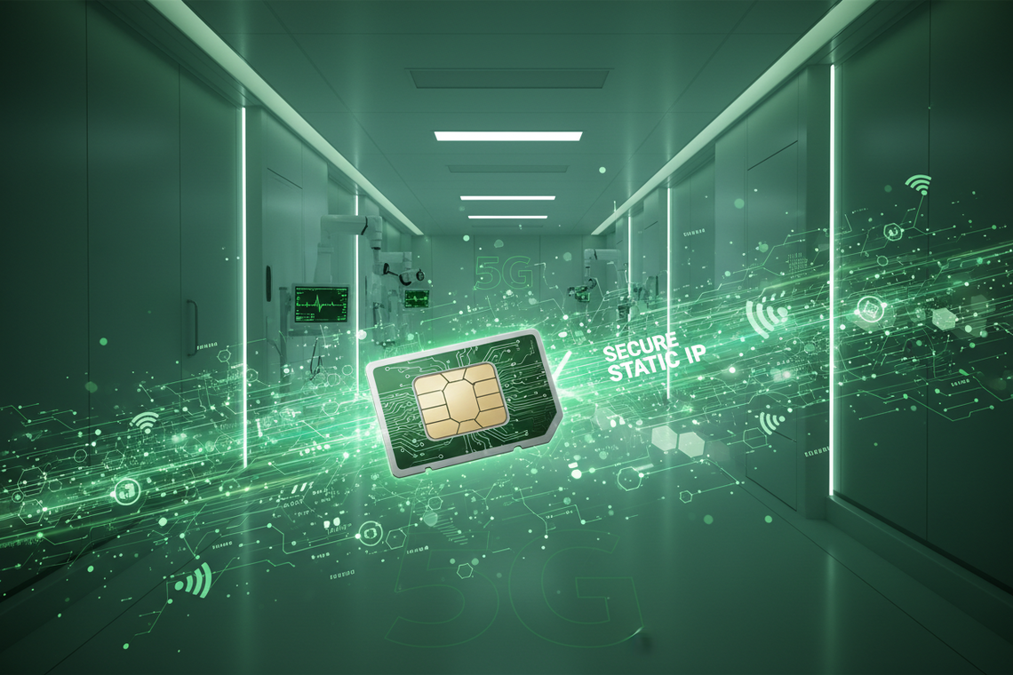 Healthcare IoT SIM with Fixed IP | 5G Medical Device Connectivity UK | GleeSIM - Gleesim.co.uk