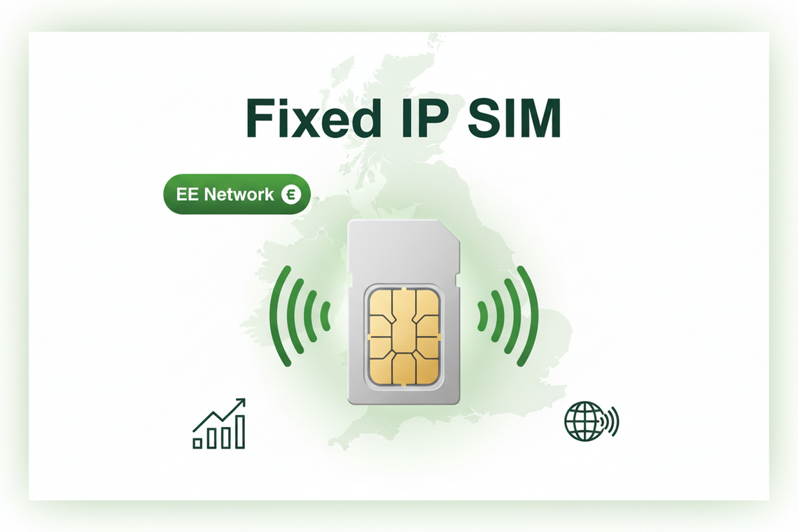 Fixed IP SIM Cards UK 2026: Static IP SIMs Shipped Same Day, Live in 24 Hours - Gleesim.co.uk