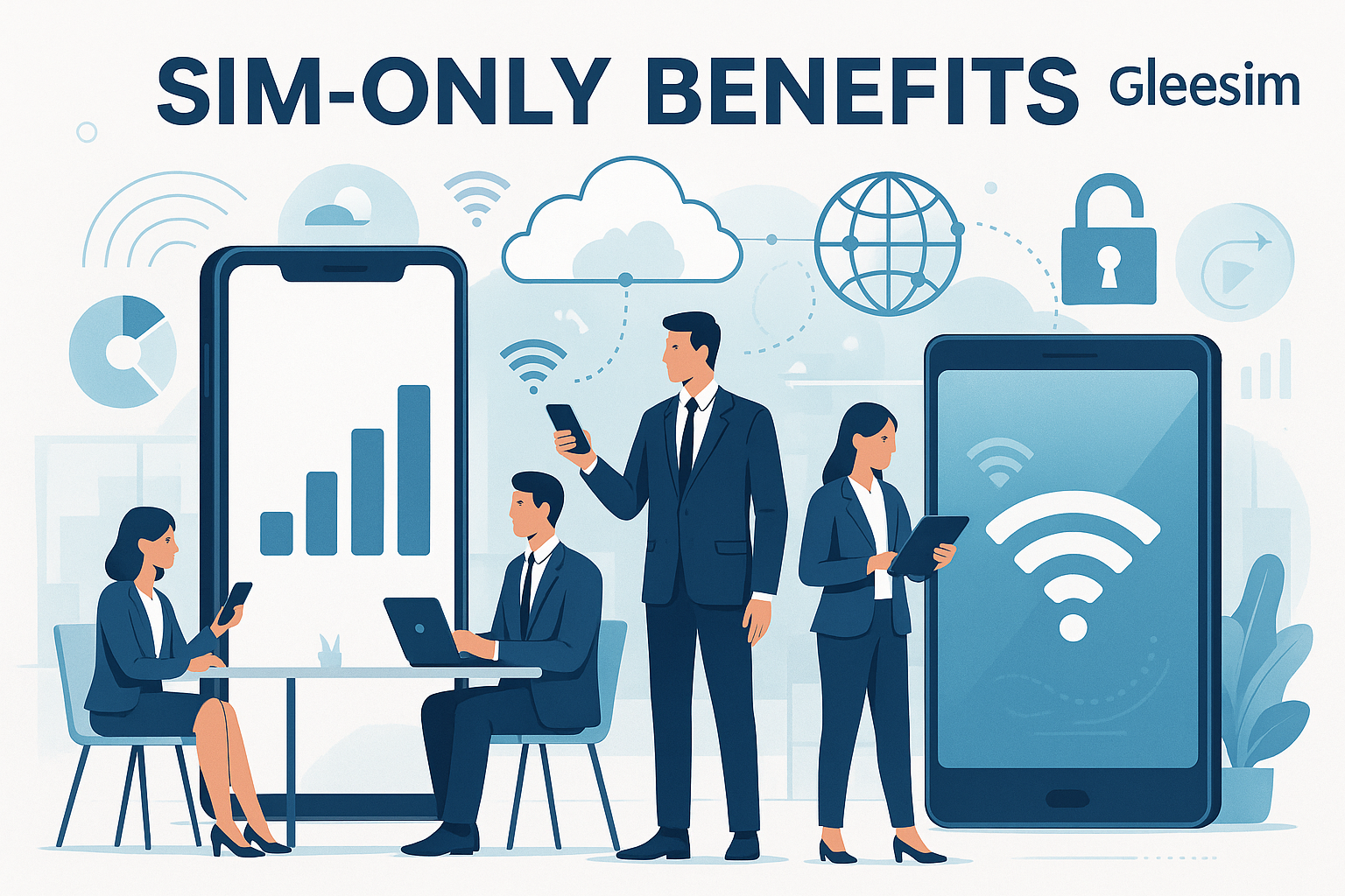 SIM-Only Benefits with Rolling Contract: Unlock Seamless Business Connectivity with Gleesim.co.uk