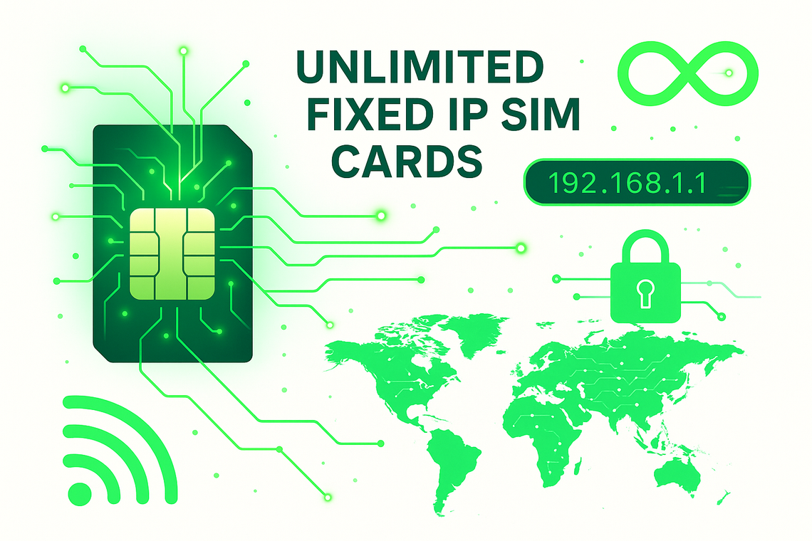 Voda fone Unlimited Fixed IP SIMs for Business