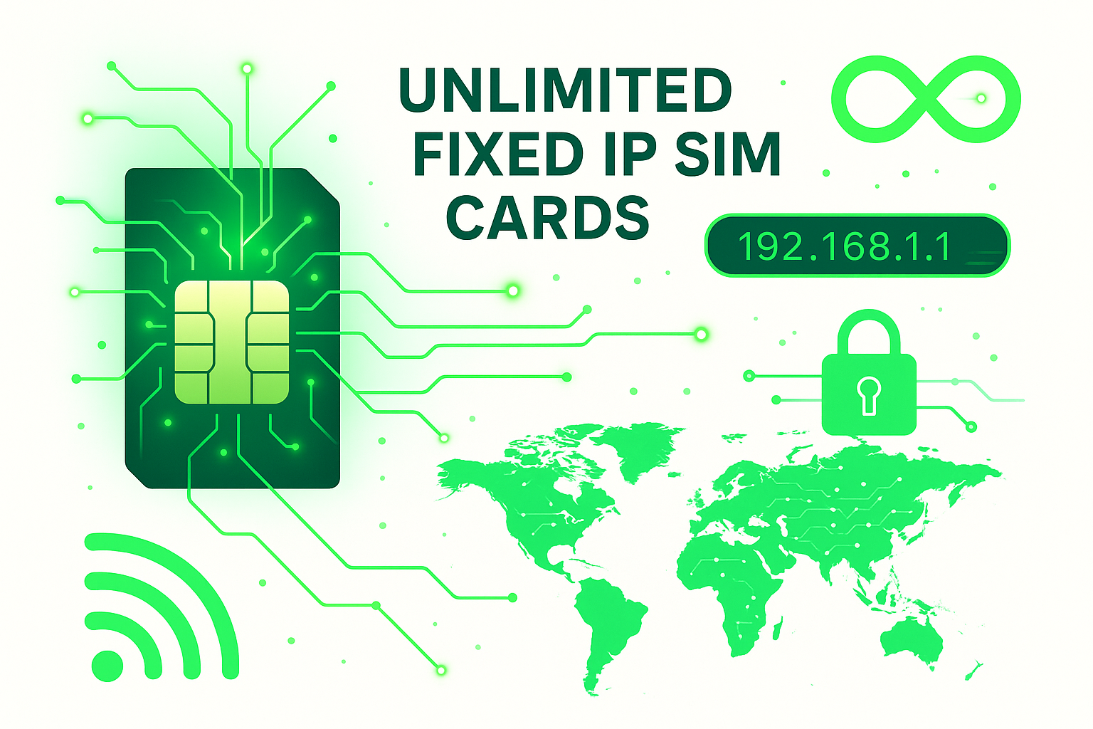 Voda fone Unlimited Fixed IP SIMs for Business