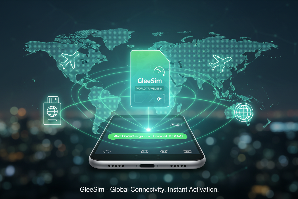 GleeSim is world's first travel eSIM using whatsApp platform 
