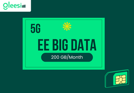 5G EE BIG DATA UK Only-200 GB