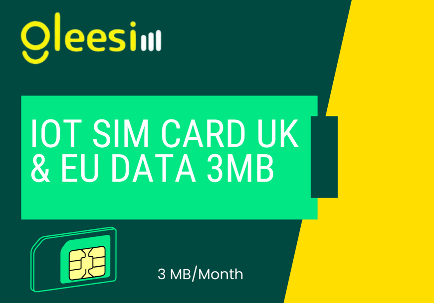 IoT SIM CARD 3MB each month