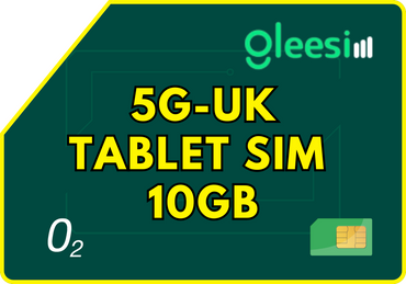 Tablet sim 5G speed 10GB