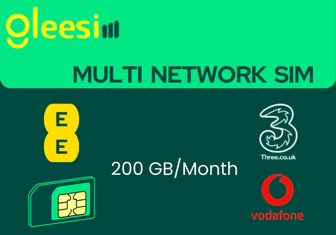 Multi net sim( Vodafone, EE, Three)